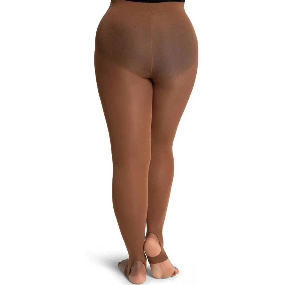 Capezio Womens Ultra Soft Knit Waistband‎ Stirrup Tight #1961 Size S/M